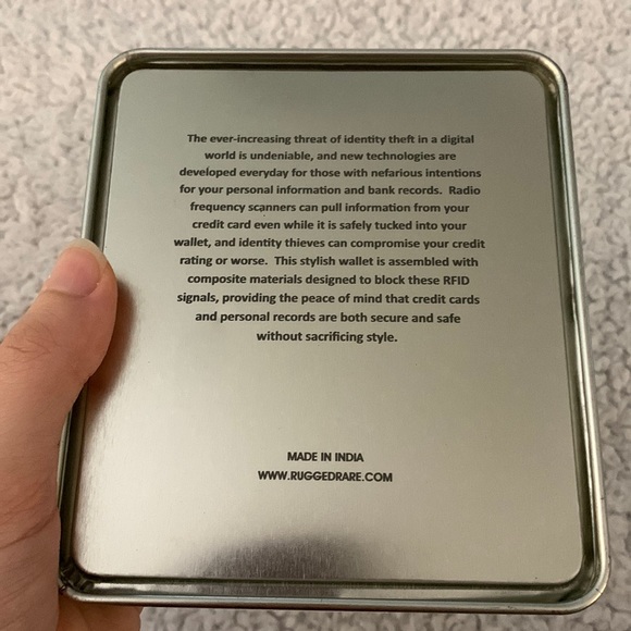 Black Genuine Full Grain Leather Wallet - Picture 5 of 15